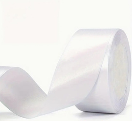 TASIEMKA SATYNOWA BIAŁA 50 MM 23M