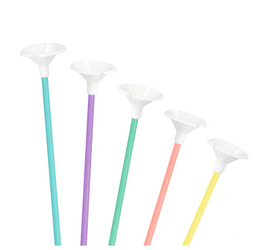 PATYCZKI DO BALONÓW Z ZATYCZKAMI 10 SZT