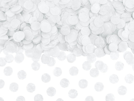 Konfetti Kółka, biały, 15g