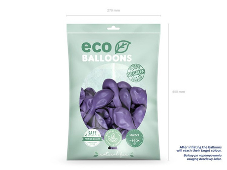 BALONY ECO 30 CM LAWENDA 100 SZT.