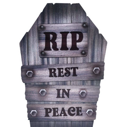 NAGROBEK REST IN PEACE 56 CM HALLOWEEN