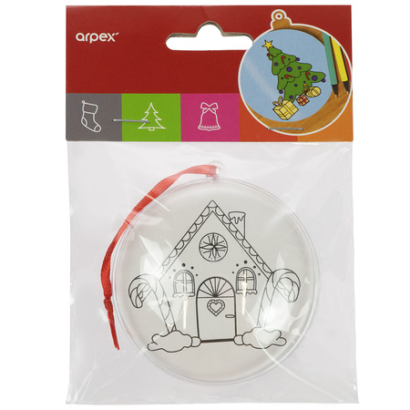 BOMBKA KOLOROWANKA PRZEZROCZYSTA ŚWIĘTA