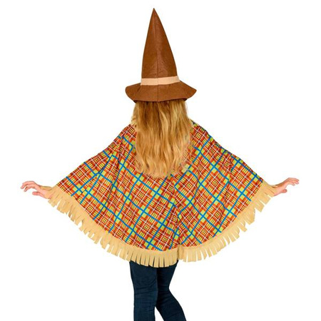 SPAVENTAPASSERI (poncho, cappello)