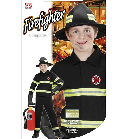 "FIREFIGHTER" (coat, pants, helmet)