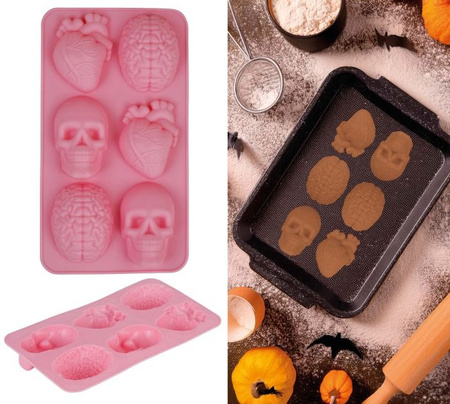 FORMA DO CIASTECZEK HALLOWEEN 6 SZT 28X16 CM