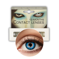 SOCZEWKI ROCZNE NATURALNE NIEBIESKIE A57