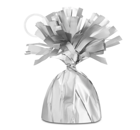 CIEŻAREK OBCIĄŻNIK DO BALONÓW MATOWY SREBRNY 140G