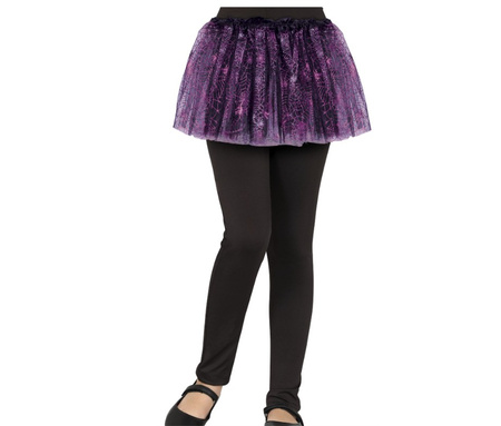 SPÓDNICZKA DZIECIĘCA TUTU CZARNA PAJĘCZYNA 