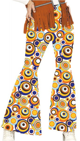 SPODNIE DAMSKIE DZWONY LATA 70 KÓŁKA