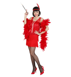 SUKIENKA RETRO CHARLESTON CZERWONA