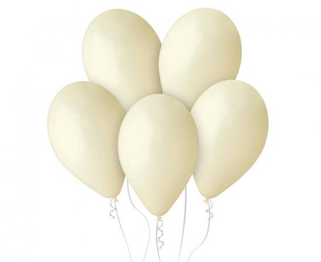 BALONY LATEKSOWE PASTELOWE KOŚĆ SŁONIOWA 30 CM 100 SZT