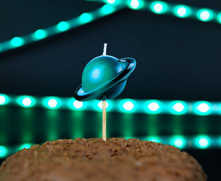 ŚWIECZKI KOSMOS PLANETY 5 SZT