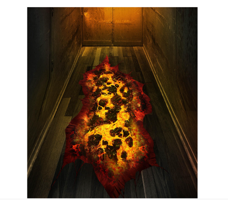 NAKLEJKA NA PODŁOGĘ LAWA 47X90 CM