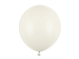 BALONY LATEKSOWE PASTELOWY KREM 43 CM 25 SZT
