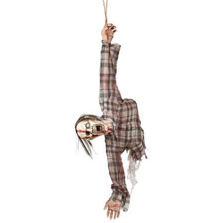 DEKORACJA ZOMBIE WISZĄCE 92 CM