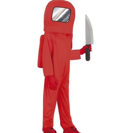 STRÓJ DZIECIĘCY CZERWONY ASTRONAUTA 