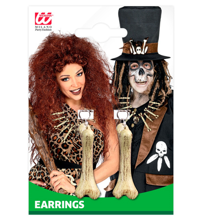 KOLCZYKI KOŚCI JASKINIOWCA