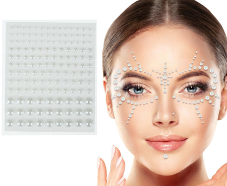 NAKLEJKI PEREŁKI NA TWARZ