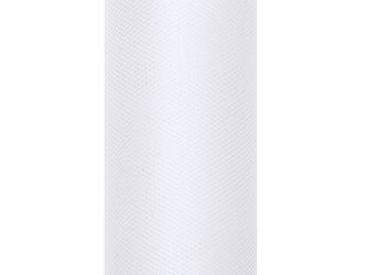 TIUL GŁADKI BIAŁY 80 cm x 9 m