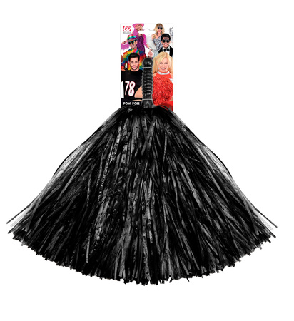 POMPONY CHEERLEADERKI CZARNE