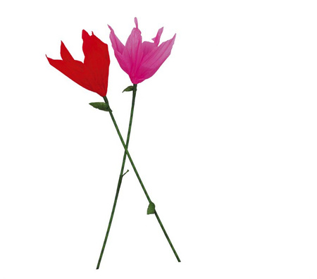 LAMPION KWIAT ZE ŚWIECZKĄ 54 CM