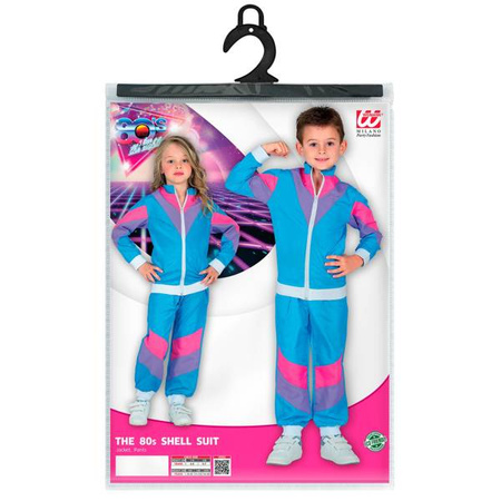 STRÓJ DRES LATA 80 NIEBIESKI DZIECIĘCY