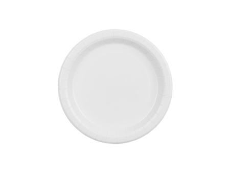 TALERZYKI PAPIEROWE BIAŁY 18 CM 6 SZT