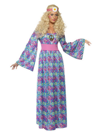 Strój Dzieci Kwiatów XL, karnawał, hipiska, retro