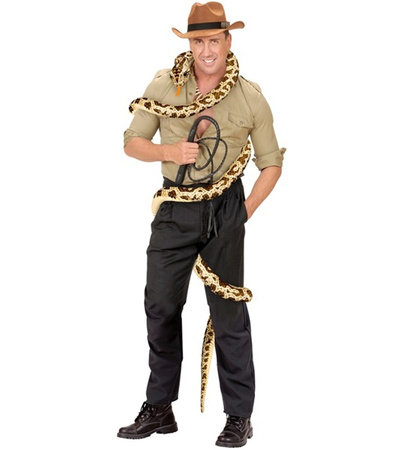 WĄŻ BRĄZOWO-ZIELONY 200 cm 