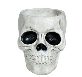 MISKA Z CZASZKĄ Z TWORZYWA SZTUCZNEGO 15X11 CM