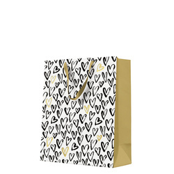 TORBA PREZENTOWA SERCA 26,5X33,5X13 CM