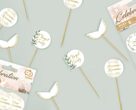 PIKERY CHRZEST ŚWIĘTY 6 SZT 11 CM