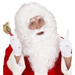 PERUKA+ BRODA MIKOŁAJA BIAŁA