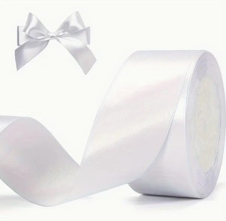 TASIEMKA SATYNOWA BIAŁA 50 MM 23M