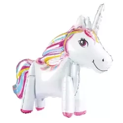 BALON FOLIOWY STOJĄCY JEDNOROŻEC 60CM X 68 CM