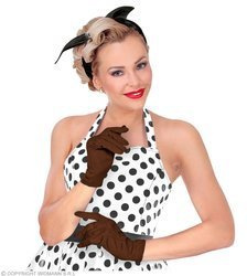 RĘKAWICZKI BRĄZOWE