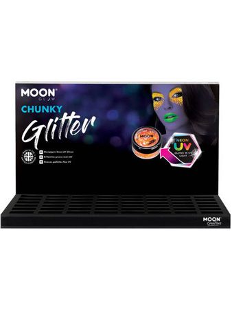 Neonowy, sypki brokat świecący w świetle UV