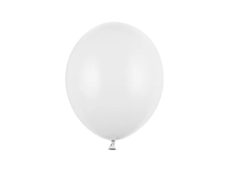 BALONY STRONG 27 CM PASTELOWE BIAŁE 50SZT