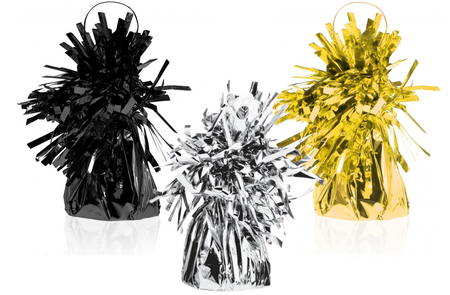 ZESTAW 3 CIĘŻARKÓW: SREBRNY, ZŁOTY I CZARNY