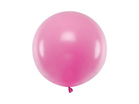BALON LATEKSOWY 60 CM OKRĄGŁY PASTEL FUKSJA