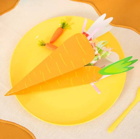 PUDEŁKA MARCHEWKI 7X27 CM 6 SZT