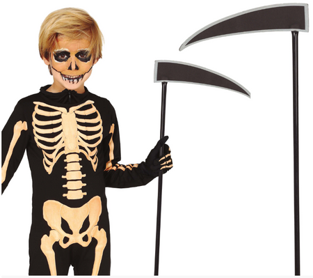 KOSA Z PIANKOWĄ KOŃCÓWKĄ CZARNA 80 CM