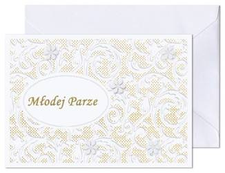 KARTKA Z OKAZJI ŚLUBU MŁODEJ PARZE