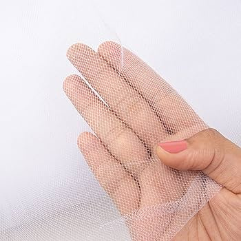 TIUL DEKORACYJNY BIAŁY 1,6 X 10 M