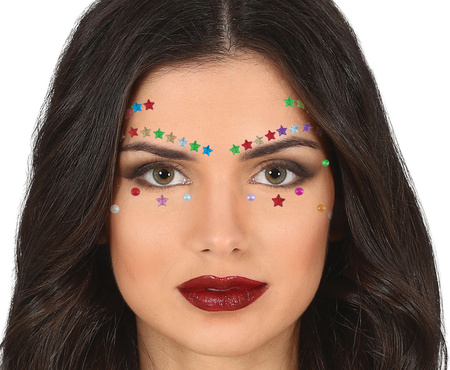 NAKLEJKI GWIAZDKI SAMOPRZYLEPNE NA TWARZ