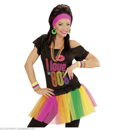 SPÓDNICA BALETNICY TUTU TĘCZOWA