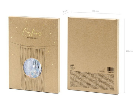 KURTYNA 90 cm x 250 cm HOLOGRAFICZNA