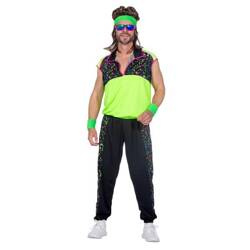 STRÓJ MĘSKI FITNESS NEONOWY