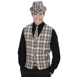 KAMIZELKA SZKOCKA BEŻOWA