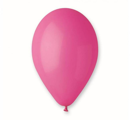 BALONY LATEKSOWE CIEMNORÓŻOWE 25 CM 100 SZT